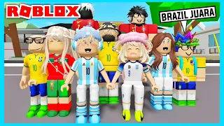 24 Jam Jadi Pemain Bola Di Roblox Brookhaven ft @Shasyaalala