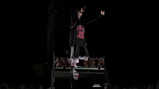 Billie Eilish performing 'Happier Than Ever' at @lollapalooza in Chicago, Illinois