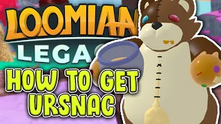 HOW TO GET URSNAC IN LOOMIAN LEGACY! (+ moves and abilities)
