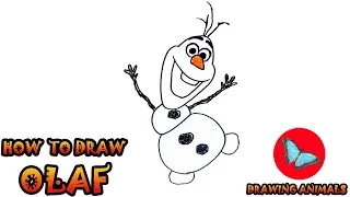 How To Draw Olaf From Frozen | Drawing Animals