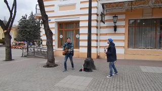 Уличные музыканты исполняют песню Егора Крида "Мама" г. Кисловодск