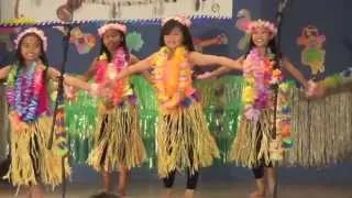 Sydney Alas, 2nd Grade, with the SWAG girls dancing "Hawaiian Roller Coaster Ride"