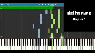 DELTARUNE Chapter 1 OST - Lantern (Synthesia Piano Tutorial)