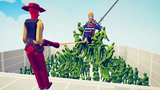 WHO CAN SURVIVE LASSO + ZOMBIE PIT - TABS Totally Accurate Battle Simulator