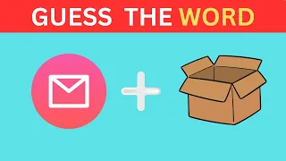 Guess the Word by Emoji | Emoji Quiz Challenge 2024 #quiztime #guesstheword #guessthewordbyemoji