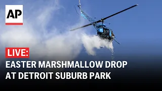 LIVE: Watch the Easter marshmallow drop at a Detroit suburb park
