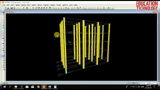 Analysis of Multistorey frame in SAP2000 | Structural analysis software