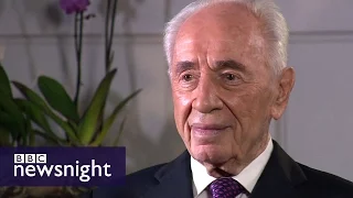 Shimon Peres: People who say peace is impossible are wrong (2015) - BBC Newsnight