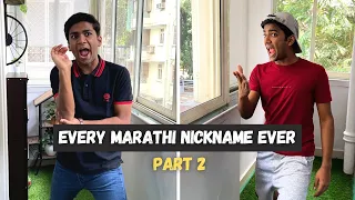 Every Marathi nickname ever - Part 2 | Manish Kharage #shorts