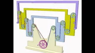 Cable telescopic frame