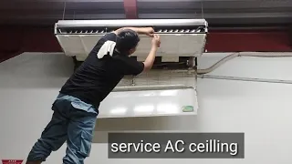 service ac / cuci Ac ceiling