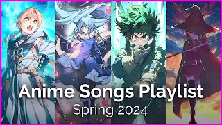 Best Anime Openings & Endings Mix | Spring 2024 - Full Songs👇