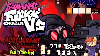 Friday Night Funkin' ONLINE - VS. HANK - Accelerant 122% Full Combo (F**ed Diffiuclty) with Handcam!