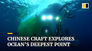 Chinese manned deep-sea submersible gets rare look at deepest ocean depths, the Mariana Trench