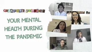 How to protect your mental health | Macoy Dubs, Kakie Pangilinan | Quarantine University