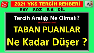 2021YKS Tercih Aralığı Ne Olmalı? | Puanlar Ne Kadar Düşer ?