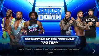 FULL MATCH - The Usos vs. The New Day - SmackDown Tag Team Titles Match: PS5 gamer