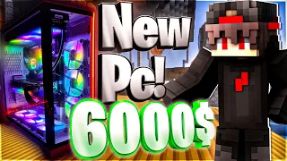 Unboxing My NEW 6000$ PC! | Minecraft Bedwars + Shaders Test