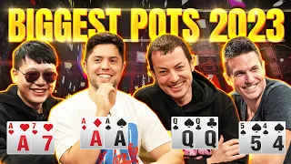 Top 10 Biggest Pots of 2023!!!