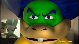 Luigi reacts to a day with Bowser Jr. #4