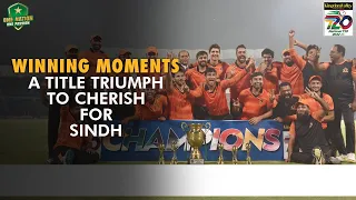 Winning Moments! ✨A Title Triumph To Cherish For Sindh 👏 | National T20 2022 | PCB | MS2L