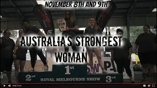 2019 Australias Strongest Woman - Info and Predictions