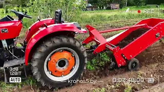 🔥 Shifeng SF-244С сам копает картошку картофелекопалкой Kerland KT-1 • Урожай 2021