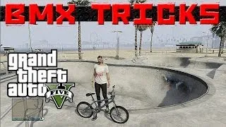 GTA 5 Epic BMX tricks montage #3 (Grinds, Flip ,Spin, wallride, transfer,manual)