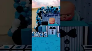 Boss baby theme party decoration