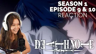 LIGHT MEETS L | Death Note Episode 9 & 10 Reaction