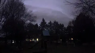 Lightning from storm cell that produced tornados Ohio (nothing too exciting)