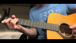 Whatever (Folk song in C) - Elliott Smith (guitar cover)