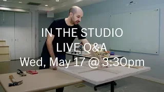 Trailer: Live Q&A with Corey D'Augustine (May 17) | IN THE STUDIO – Send us your questions!