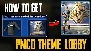 HOW TO GET PMCO THEME NEW LOBBY & ALAN WALKER SONG IN PUBG MOBILE ??