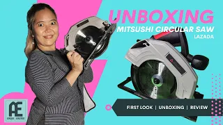 Unboxing/First Look Mitsushi Circular Saw from Lazada #woodworking #diy #powertools