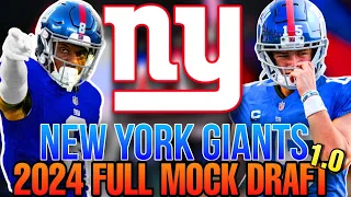 New York Giants 2024 Mock Draft 1.0 | NFL Draft