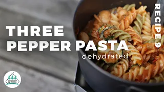 Hiking Meal Ideas - Dehydrated 3 Pepper Pasta Recipe