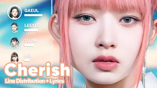 IVE - Cherish (Line Distribution + Lyrics Karaoke) PATREON REQUESTED