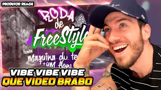 (ESSA DO JOTA KK) PRODUTOR REAGE RODA DE FREE EP.38 UM FLOW+TEMA: MAQUINA DO TEMPO