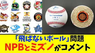 【飛ばないボール】NPBとミズノがコメント公表