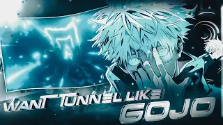 How to make tunnel transition like GOJO in Alight motion