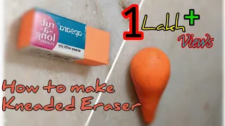 How to make Kneaded Eraser|| Eraser Clay.