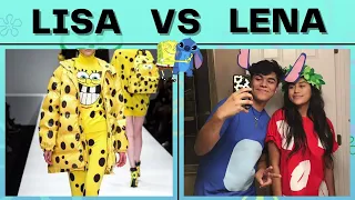 Lisa vs lena - Spongebob vs Stitch 🧽💙💛