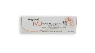 Instrucciones Test Rápido de Antígenos COVID 19  Muestra Saliva  Singclean