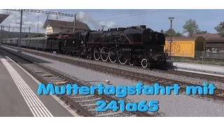 Muttertagsfahrt  mit der 241 a 65