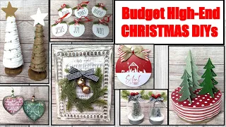 🎄⭐ HIGH-END CHRISTMAS BUDGET HOME DECOR DIYS | CHRISTMAS 2022 | DOLLAR TREE DIY | Magnolia Design ⭐🎄