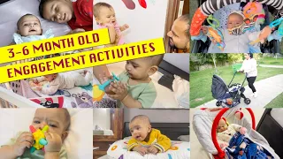 3 to 6 Month Baby Engagement Activities | 3 से 6 महीने के बच्चों के साथ क्या और कैसे खेलें