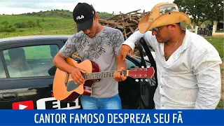 CANTOR FAMOSO DESPREZA SEU FÃ E VEJA O'QUE ACONTECEU NO FINAL