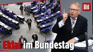 Eklat! AfD-Abgeordnete verlassen Bundestag während Generaldebatte