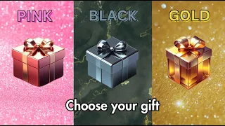 💗🖤💛 Pink, Black, or Golden Gift Box? | The Ultimate Gift Box Challenge!  #ChooseYourGift #giftbox